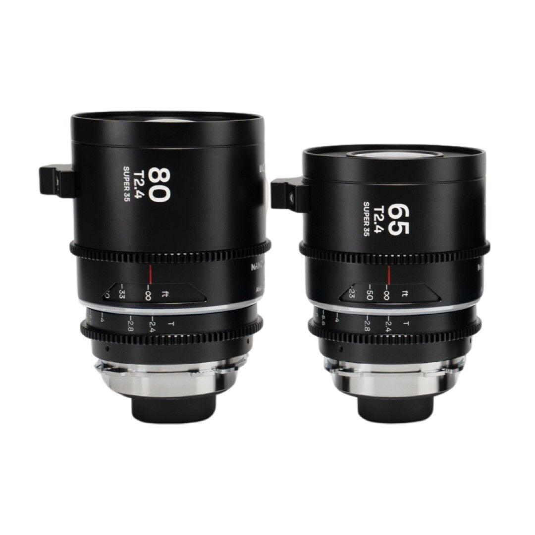 Laowa Nanomorph S35 Prime 2-Lens Bundle (65,80mm) Silver - Arri Pl/Canon Ef