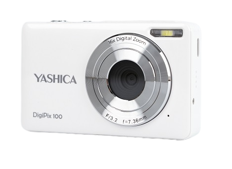 Yashica DG100P Digipix  Beyaz Dijital Fotoğraf Makinesi