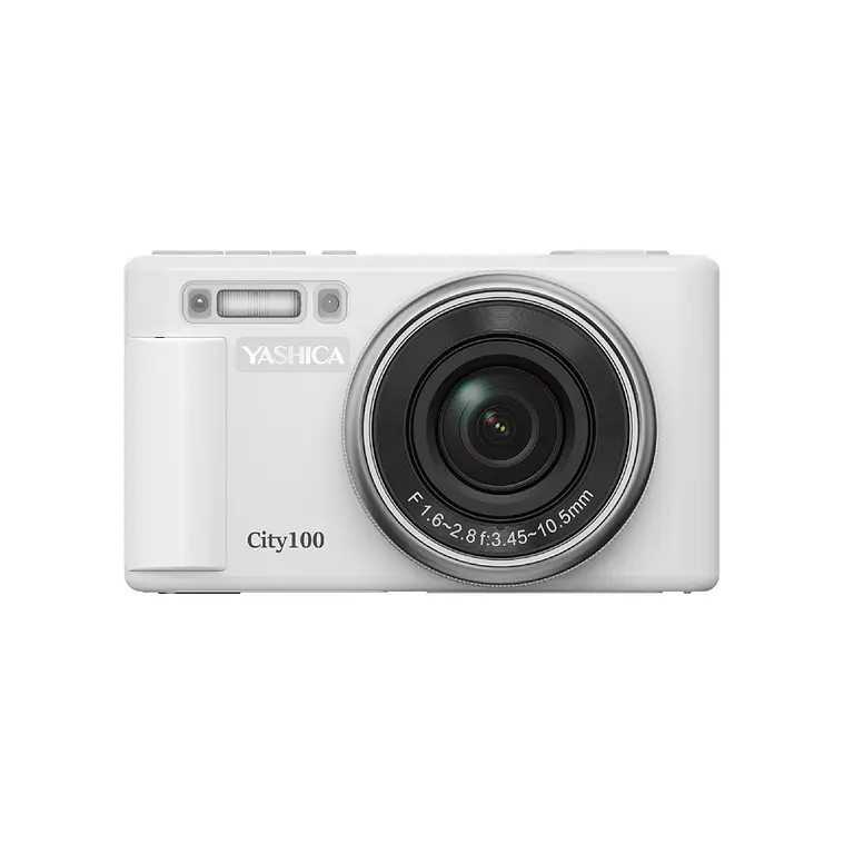 Yashica City 100 Beyaz Dijital Fotoğraf Makinesi