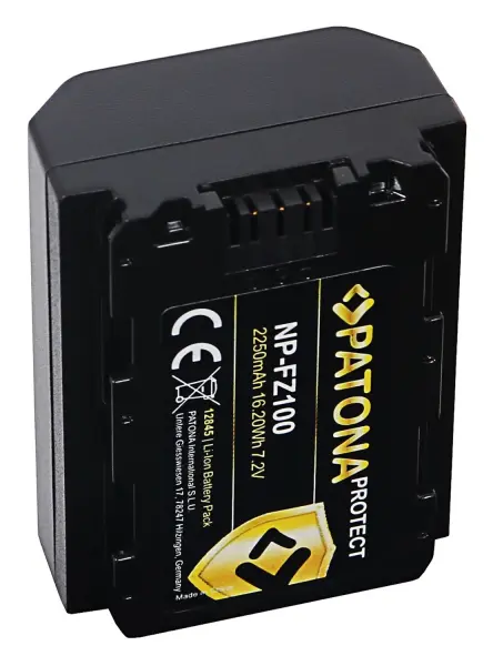 Patona  NP-FZ100 PROTECT Batarya Sony için