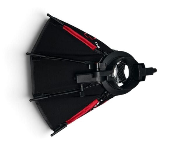 PDX K3 30cm Speeedlite Mount Grid'li Octagon Softbox  Godox V1 ve V860 Tarzı Flaşlar için