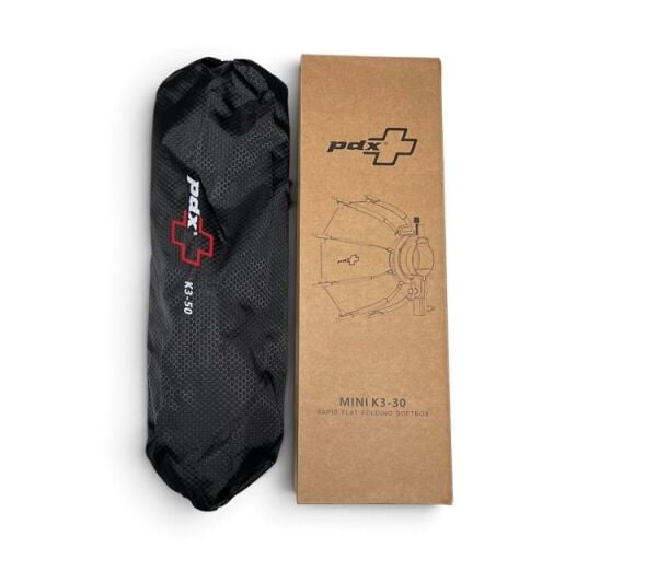PDX K3 50cm Speeedlite Mount Grid'li Octagon Softbox  Godox V1 ve V860 Tarzı Flaşlar için