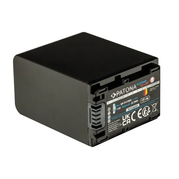 Patona FV100 Platinum Batarya Sony Kameralar için