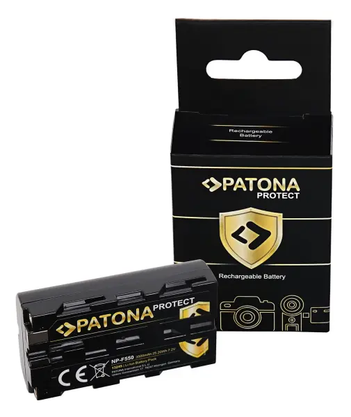 Patona NP-F550 3500mAh 7.2V Protect Batarya Sony Kameralar için