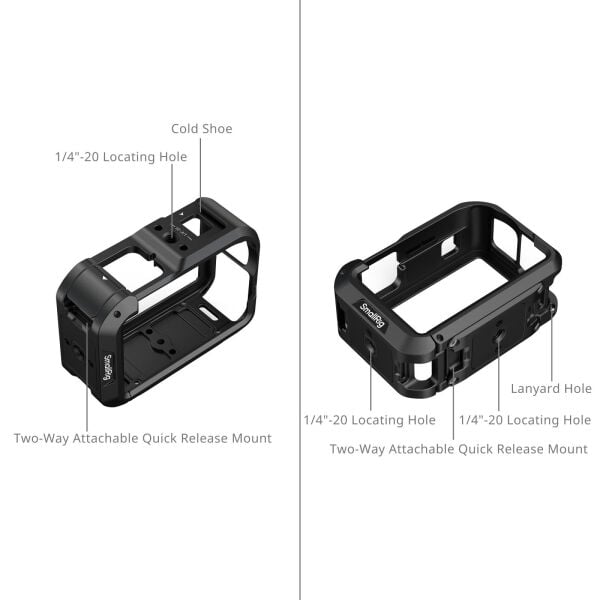 SmallRig 6374 Gelişmiş Kamera Kafesi Kiti (DJI Osmo Action 6 için Filtreler Dahil)