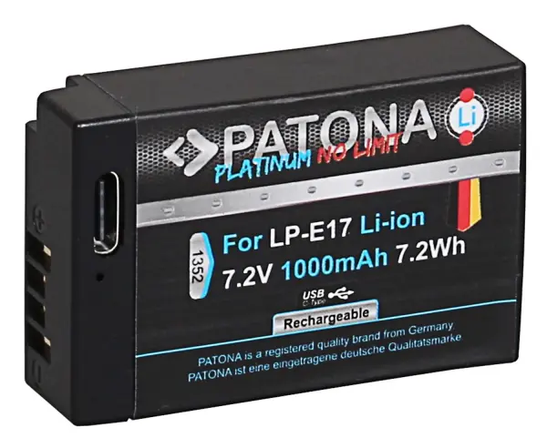Patona  LP-E8 LP-E8+ Platinum Batarya Canon için