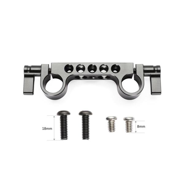 SmallRig 2061 Süper Hafif 15 mm Raylı Blok (2'li Paket)