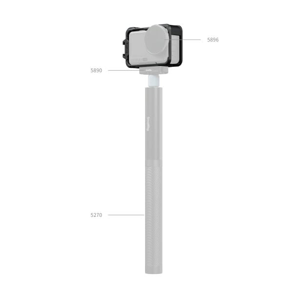 SmallRig 5886 DJI Osmo Action 6 (Temel Sürüm) için Kafes
