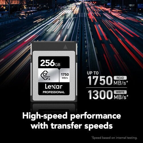 Lexar 256GB Professional SILVER Serisi CFexpress Type B Hafıza Kartı