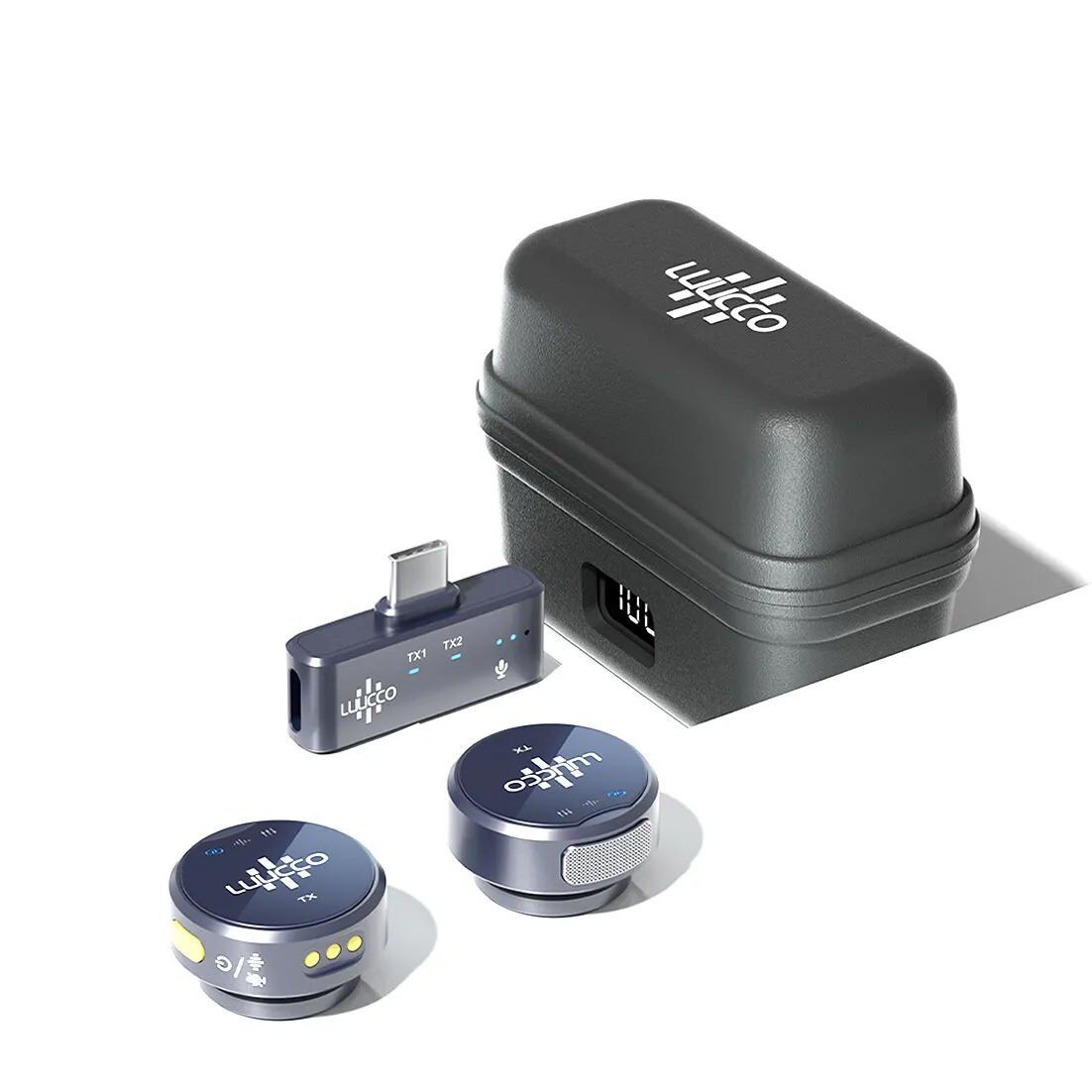 Luucco AirWave K2 Wireless Yaka Mikrofonu ( USB-C )