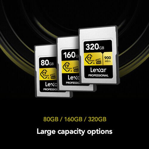 Lexar 320GB CFexpress Type A Gold Serisi Professional Hafıza Kartı