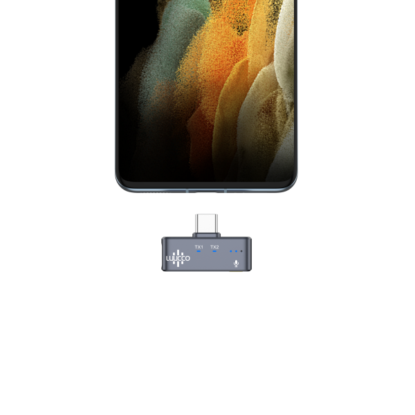 Luucco AirWave K2 Wireless Yaka Mikrofonu Combo