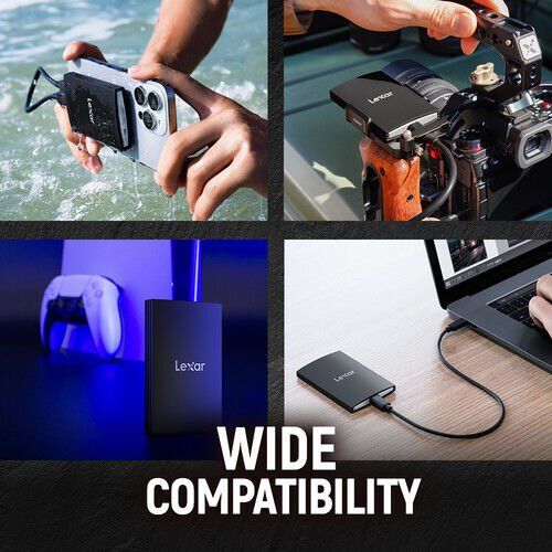 Lexar 1TB ARMOR USB 3.2 Gen 2000 MB/s Read 2000 Mb/s Write Taşınabilir SSD