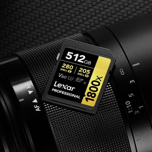 Lexar 64GB 1800x 280MB/s Profesyonel UHS-II SDXC  V60 Hafıza Kartı (Gold Serisi)