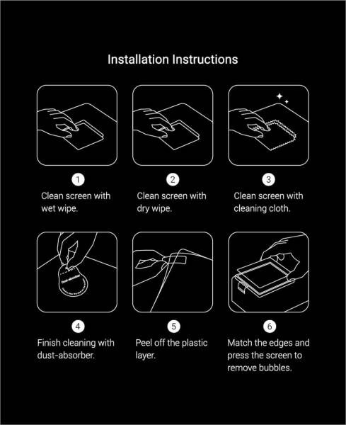 SmallRig 3274 BMPCC 6K PRO / 6K G2 için Ekran Koruyucu  (2 adet)