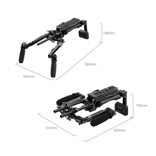 SmallRig 5199 HawkLock  VCT-14 Tipi Omuz Teçhizatı SR009
