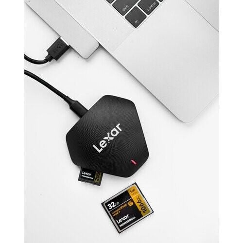 Lexar LW500U Professional Multi-Card 3-in-1 USB 3.1 Kart Okuyucu