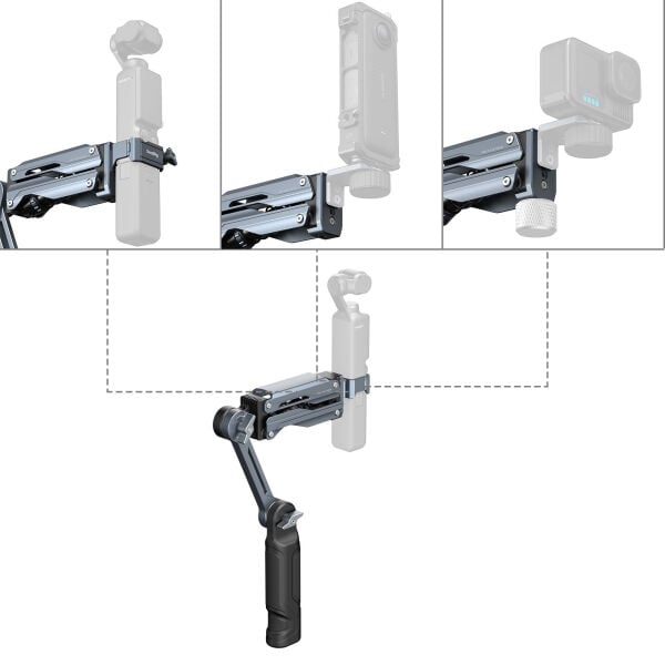 SmallRig 5508 DJI Osmo Pocket 4  4P / Pocket 3 / GoPro HERO13 / Insta360 X5  için El Tipi Şok Emici Kol