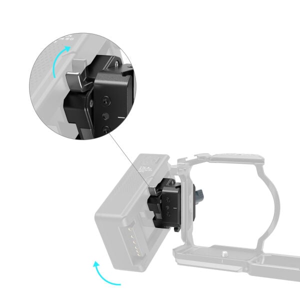 SmallRig 5690 V-Mount Batarya Montaj Plakası Kiti (Arca-Swiss Plaka / NATO Rayı için)