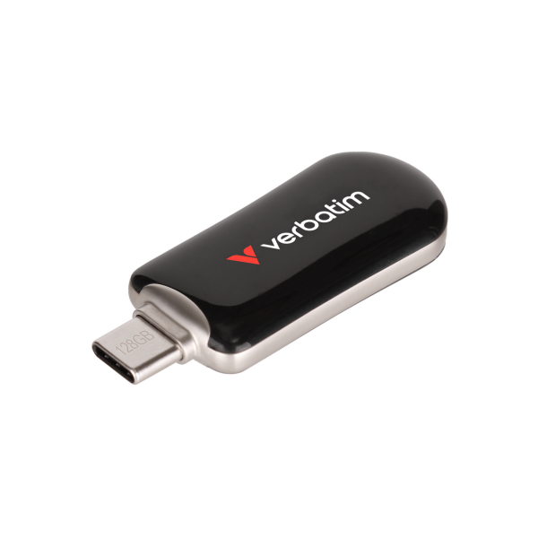 VERBATIM 30225  Plectra USB-C Flash Drive Black 128GB
