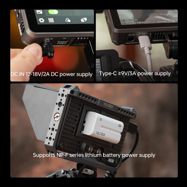 Viltrox DC-X3 6'' HDMI/SDI Dokunmatik Kamera Üstü Monitör