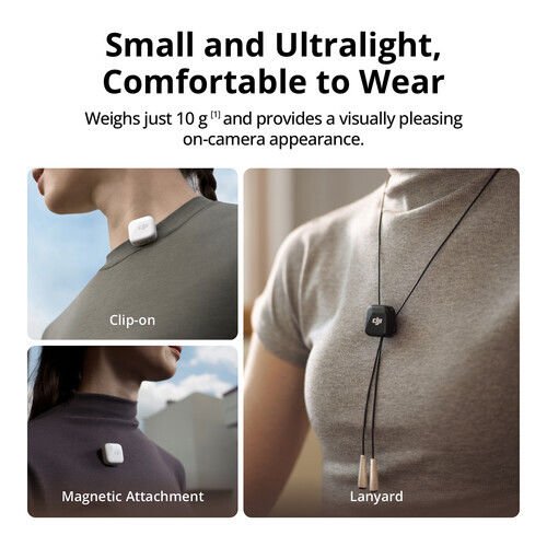 DJI Mic Mini Kablosuz Yaka Mikrofonu (Tekli)