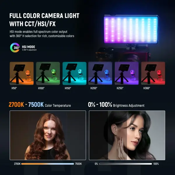 NEEWER SL90C RGB Mini Mobil Video Işığı