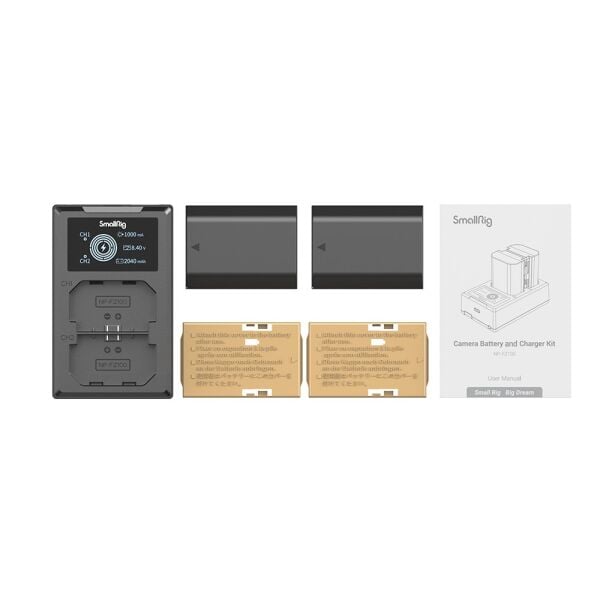 SmallRig 3824B NP-FZ100 Batarya ve Şarj Cihazı Kiti