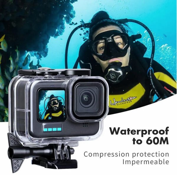 Oem Marka Gopro 9/10/11/12/13 için Su Altı Housing GPH11