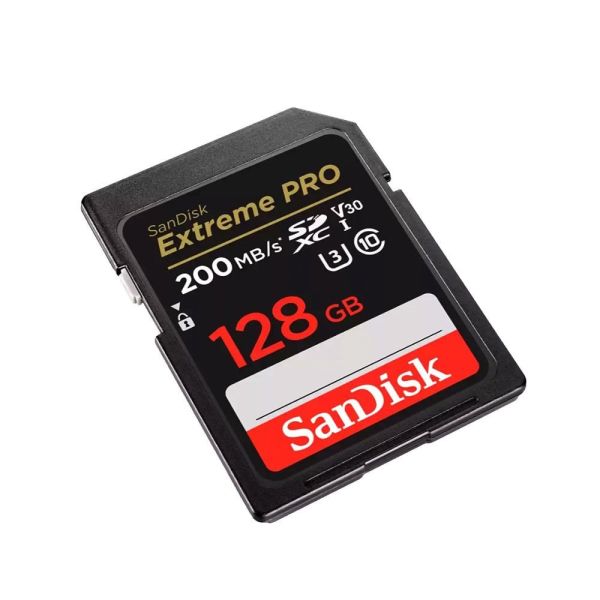 SanDisk 128GB V30 Extreme Pro SDHC/SDXC Hafıza Kartı 200MB/s