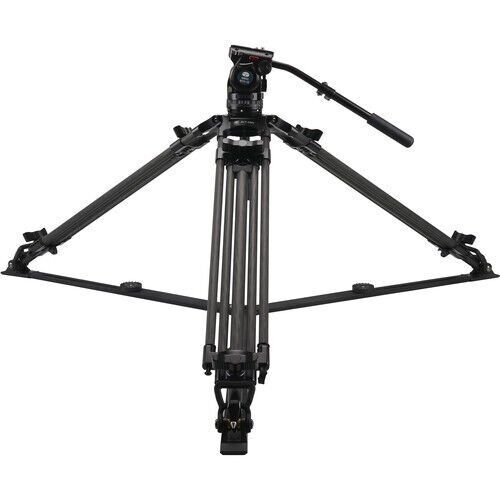 Sirui BCT-2203+BCH-10 Profesyonel Karbon Fiber Video Tripod Kiti