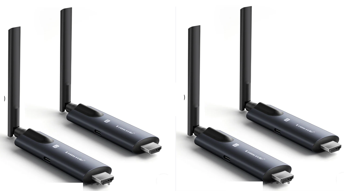 LEMORELE R1040 1TX & 4RX Kablosuz HDMI Görüntü Aktarım Cıhazı