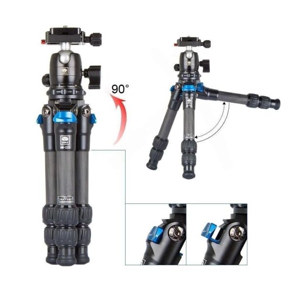 Sirui AM-223 + B-00K Karbon Fiber Profesyonel Tripod Kiti